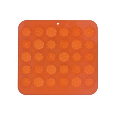Forma gėlėms kepti ORION 21x20,5x1,5cm oranžinė-Kepimo formos