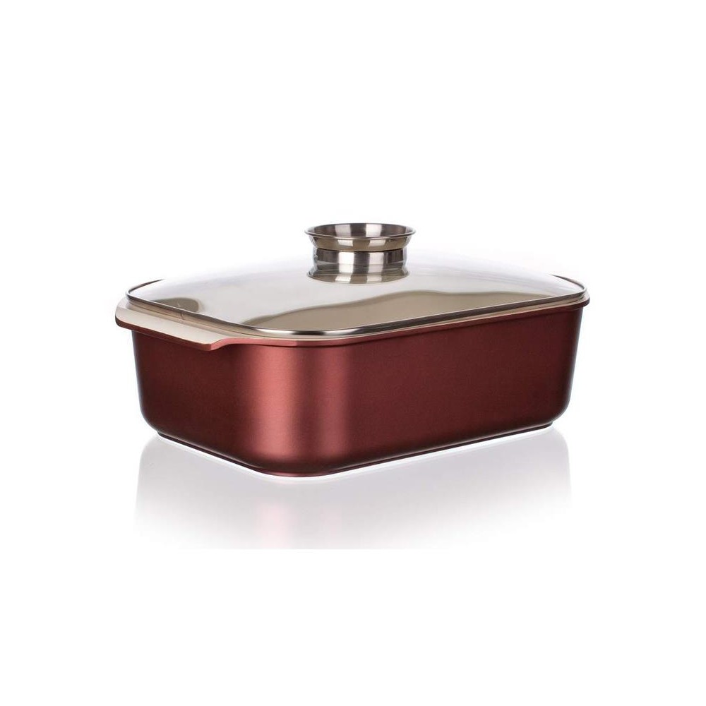 Kepimo forma BANQUET Gourmet Ceramia 40x25cm su dangčiu-Pan