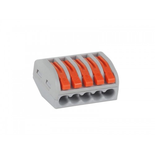 Terminalas PCT58105 5 x 0,75-2,5 mm su svirtimi-Gnybtai ir