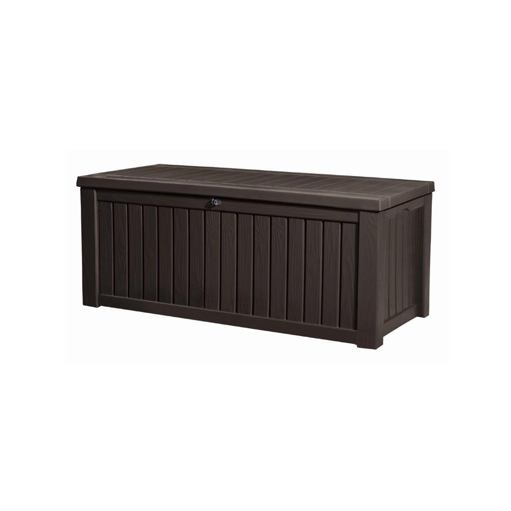 Sodo dėžė KETER Rockwood 570l Brown-Sandėliavimo dėžės