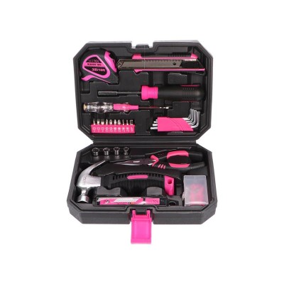 Įrankių rinkinys SIXTOL SX3025 HOME PINK 66