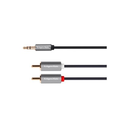 Kabelis KRUGER & MATZ JACK 3.5 stereo/2xRCA 3m KM1216