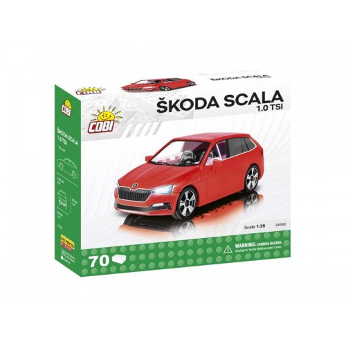 Rinkinys COBI 24582 Škoda Scala 1.0 TSI, 1:35, 70 k-Rinkinys