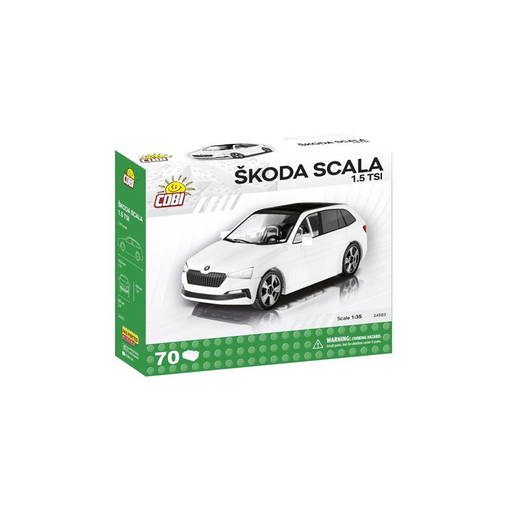 Rinkinys COBI 24583 Škoda Scala 1.5 TSI, 1:35, 70 k-Rinkinys