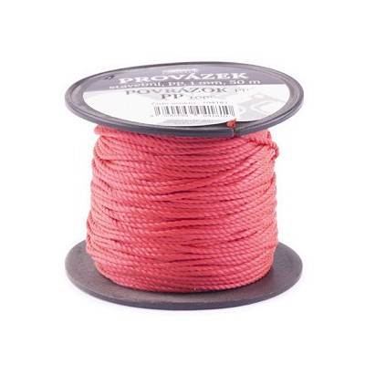 Statybinė virvelė LOBSTER 104181 1mmx50m raudona-Kiti statybos
