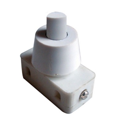 Mygtukinis jungiklis ON-OFF 250V/1A baltas-Komponentai