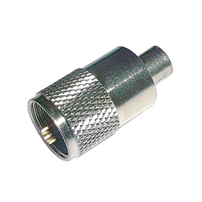 Jungtis UHF 5 mm (RG58)-gręžimas-pasukama-Komponentai