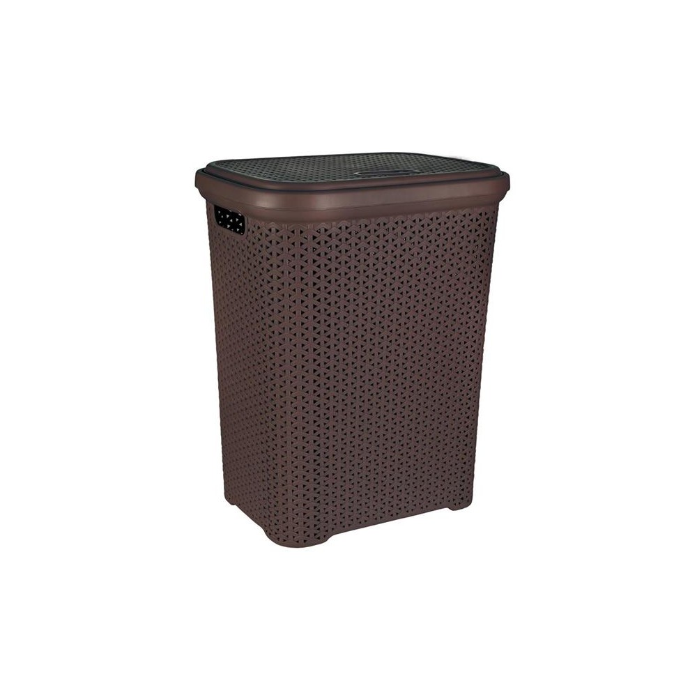 Skalbinių krepšys ORION Rattan 55l Brown-Kiti priedai