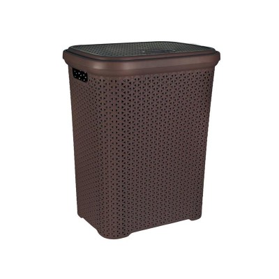 Skalbinių krepšys ORION Rattan 55l Brown-Kiti priedai