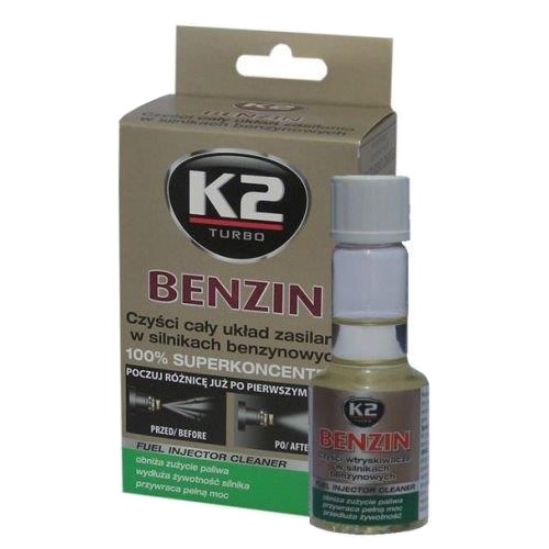 Benzino priedas K2 BENZIN 50ml-Priedai