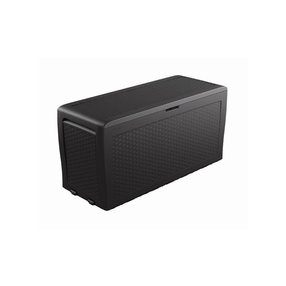 Sodo dėžė KETER Samoa rotango dėžė 270l Graphite-Sandėliavimo