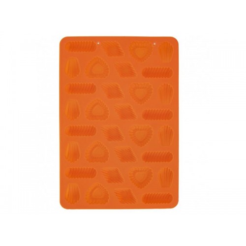 Kepimo forma ORION 31x21x1,5 cm oranžinė-Kepimo formos