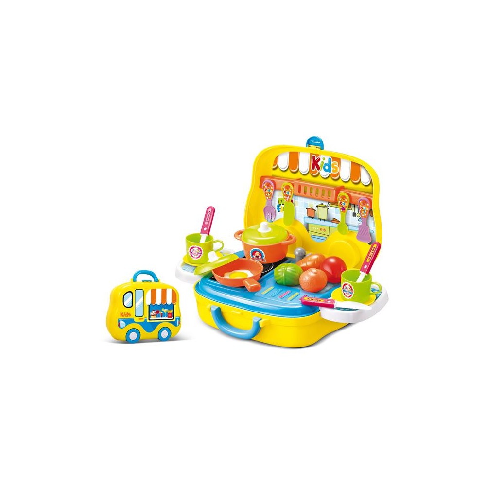 Vaikiškas lagaminas virtuvėlė BUDDY TOYS BGP 2015-Žaislų Vaikiškas lagaminas virtuvėlė BUDDY TOYS BGP 2015-Žaislų