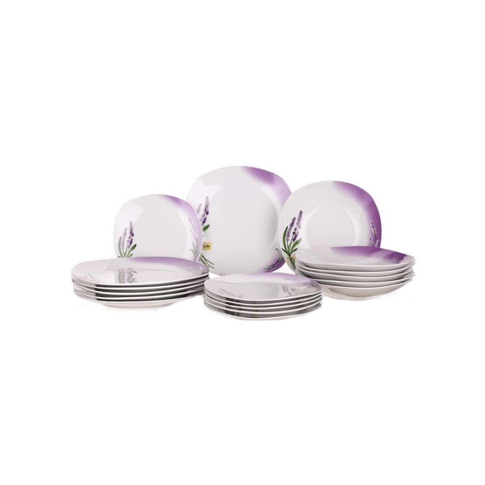 Valgomojo rinkinys BANQUET Lavender 18vnt-Vakarienės rinkiniai