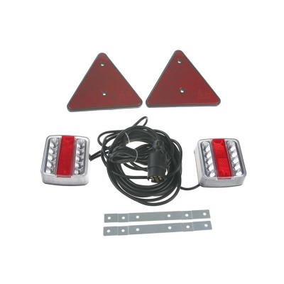LED priekabos žibintas su kabeliu ir trikampiu STU-Galiniai