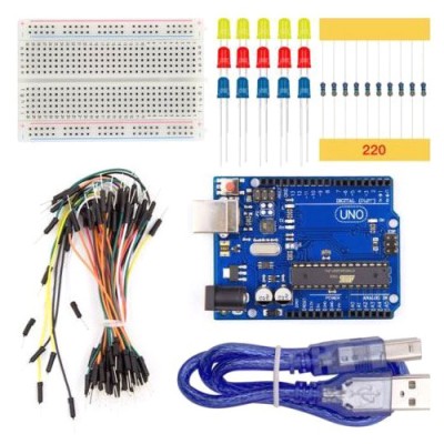 Arduino UNO R3, pagrindinis rinkinys-Rinkiniai Arduino