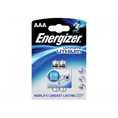 Ličio baterija AAA R03 1,5 V ENERGIZER Ultimate 2BP-Ličio