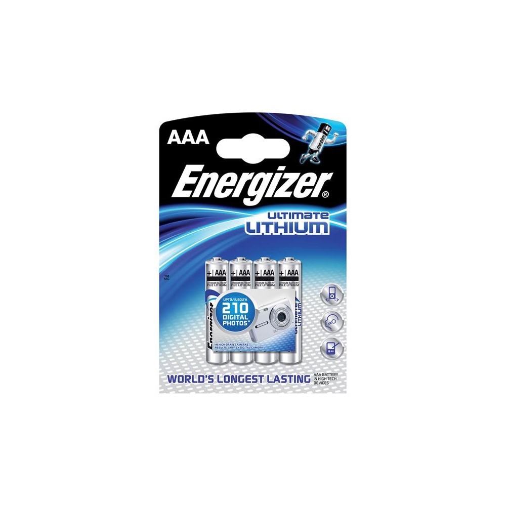 Ličio baterija AAA R03 1,5 V ENERGIZER Ultimate 4BP-Ličio Ličio baterija AAA R03 1,5 V ENERGIZER Ultimate 4BP-Ličio