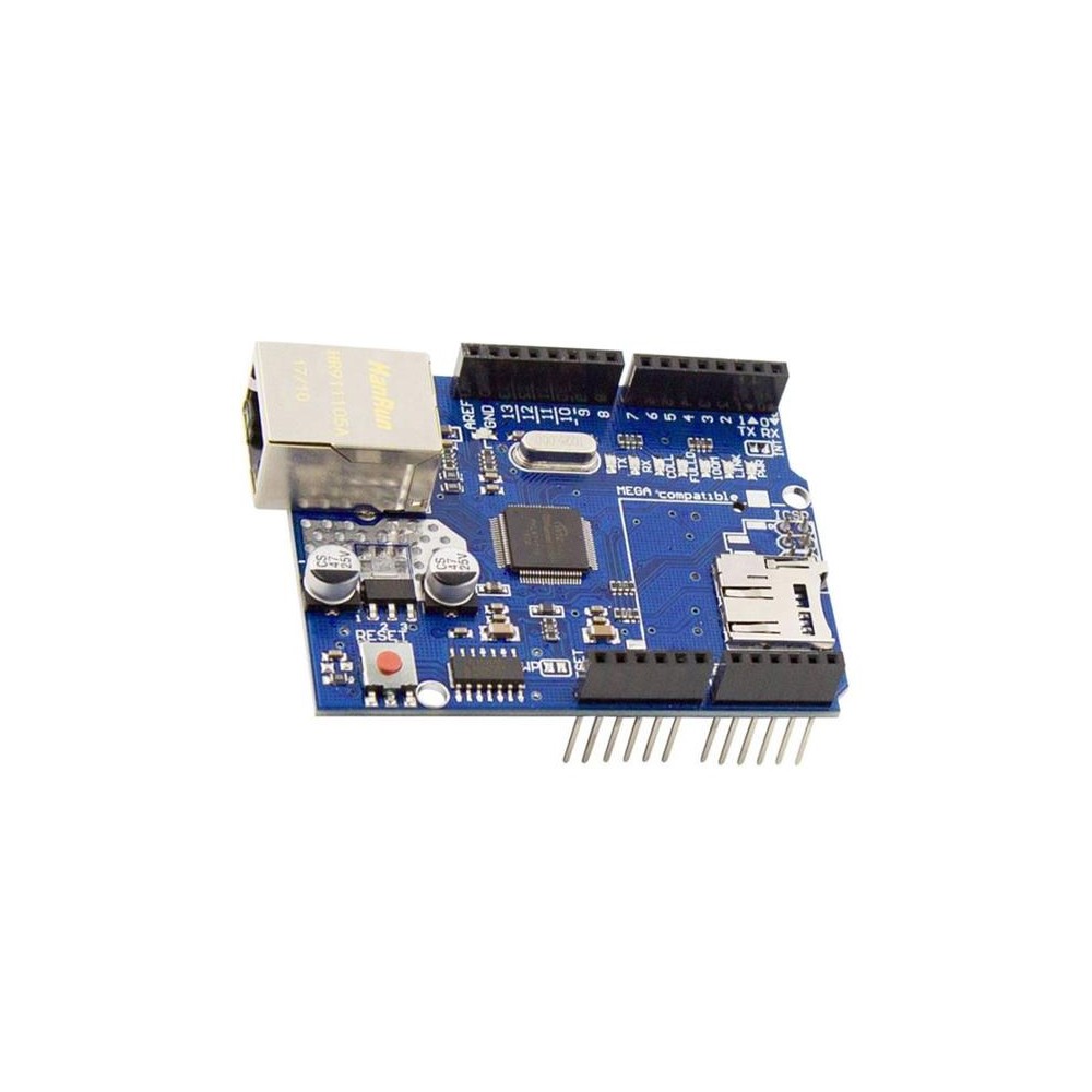 Arduino Ethernet Shield W5100 R3-Programuojami moduliai