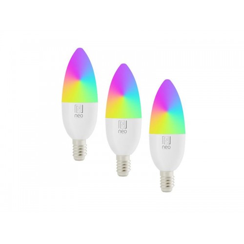 Išmanusis LED lempučių rinkinys E14 6W RGB+CCT IMMAX NEO 07716C