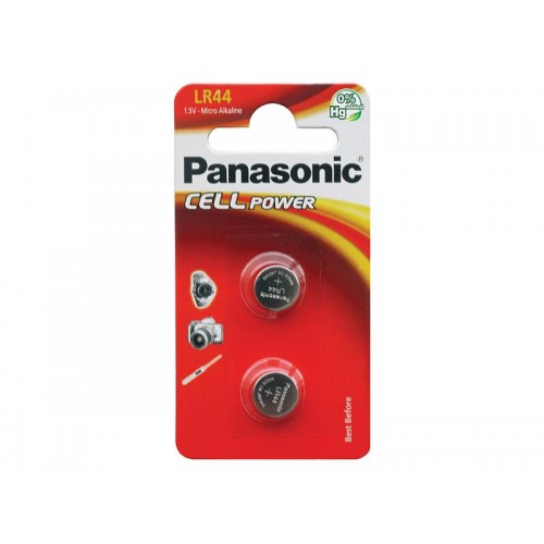 Akumuliatorius LR44 (A76) PANASONIC Cell Power alkaline