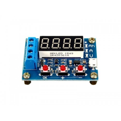 Elementų ir akumuliatorių testeris HW-586 - talpos matuoklis