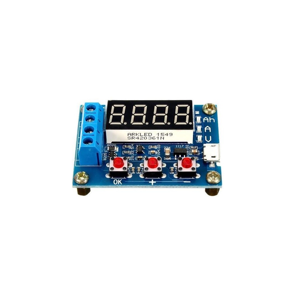 Elementų ir akumuliatorių testeris HW-586 - talpos matuoklis