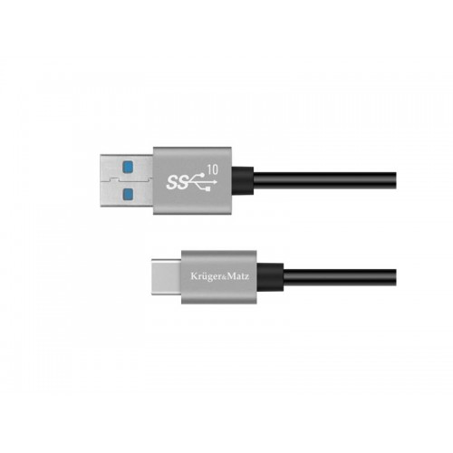 Kabelis KRUGER & MATZ KM1262 Basic USB - USB-C 0,5 m-Duomenų ir