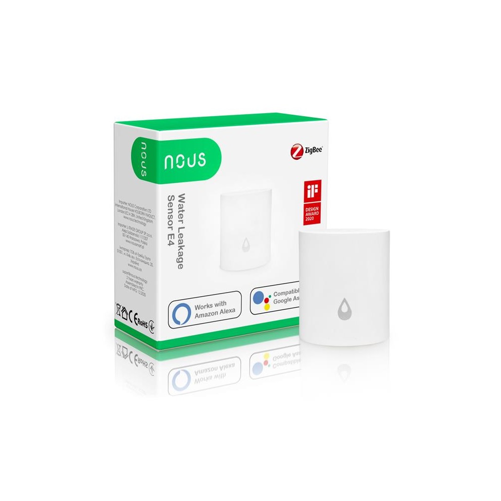 Išmanusis vandens nuotėkio detektorius NOUS E4 ZigBee