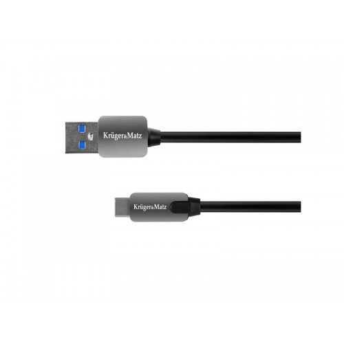 Kabelis KRUGER & MATZ KM0347 USB - USB-C 0,5 m-Duomenų ir