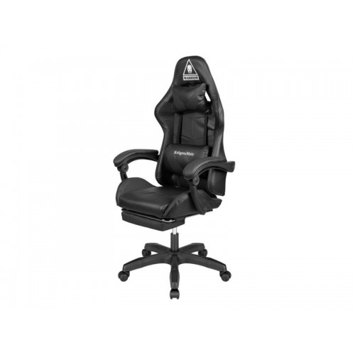 Žaidimų kėdė KRUGER & MATZ GX-150 Warrior black-Žaidimo kėdė