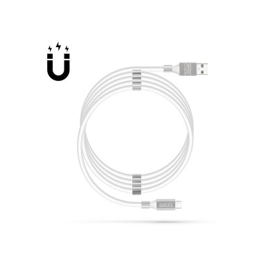 Kabelis DELIGHT 55446C-WH USB-C 1,2 m magnetinis-Duomenų ir