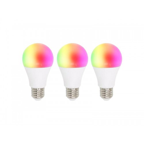Išmaniųjų LED lempučių rinkinys E27 10W RGB WOOX R9074/3pack