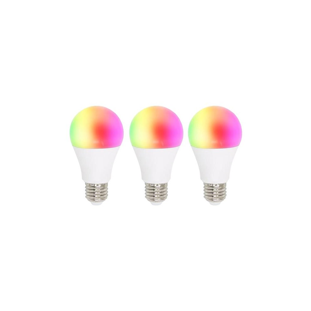 Išmaniųjų LED lempučių rinkinys E27 10W RGB WOOX R9074/3pack