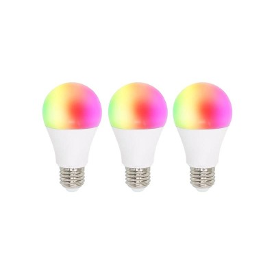 Išmaniųjų LED lempučių rinkinys E27 10W RGB WOOX R9074/3pack