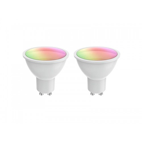 Išmaniųjų LED lempučių rinkinys GU10 5,5W RGB WOOX R9076/2pack