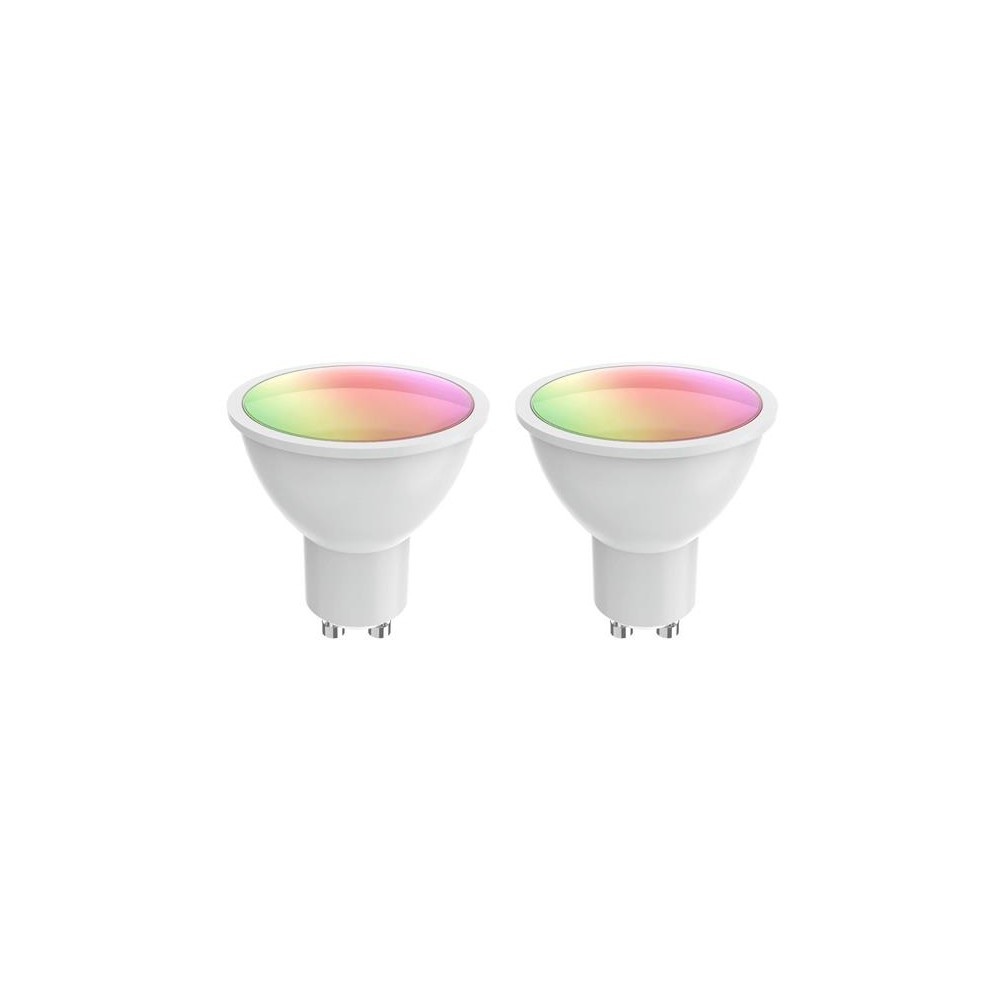Išmaniųjų LED lempučių rinkinys GU10 5,5W RGB WOOX R9076/2pack