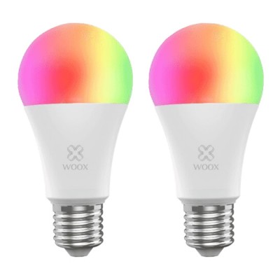 Išmaniųjų LED lempučių rinkinys E27 10W RGB WOOX R9077/2pack