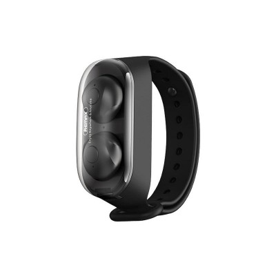 Ausinės "Bluetooth" REMAX TWS-15 Juodos spalvos-"Bluetooth"