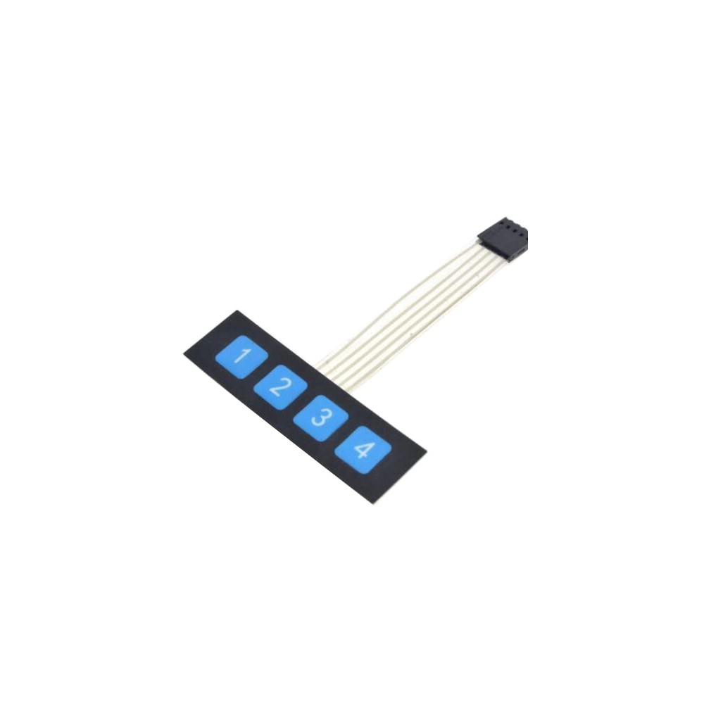 Membraninė klaviatūra 1x4-Jutikliai ir keitikliai
