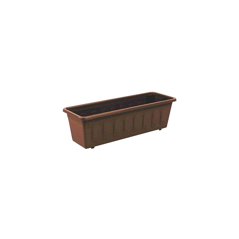 ZIP-laistymo dėžė GARDEN FLOR 100cm ruda-Langų dėžutės