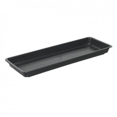 Gėlių vazono dubuo GARDEN 50cm antracito spalvos-Langų dėžutės