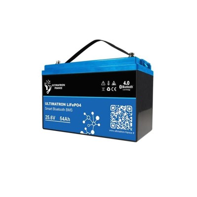 Akumuliatorius LiFePO4 25,6V 54Ah Ultimatron Smart BMS-LiFePO4