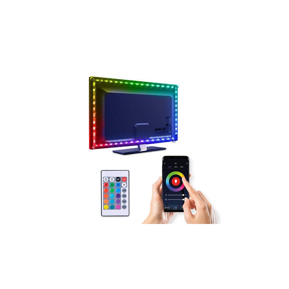 Išmanioji LED juosta televizoriui RGB SOLIGHT WM58-SMART LED