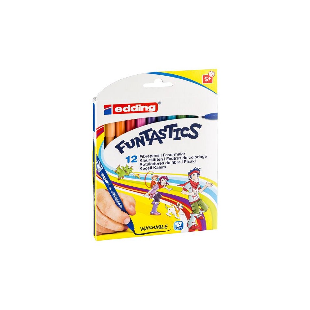 Fix Edding 15 Funtastics 12vnt. rinkinys vyresniems