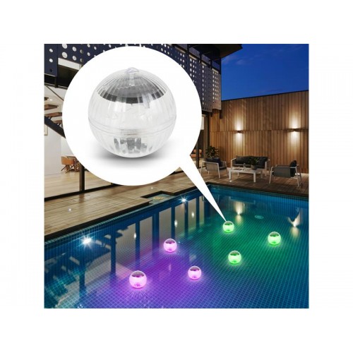 Saulės lempa 55852C RGB baseinui-Saulės šviesos