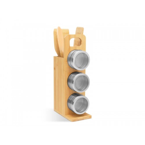 Magnetinis prieskonių stovas BEWELLO BW1007-Prieskonių indelių