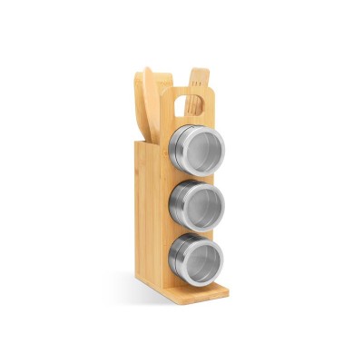 Magnetinis prieskonių stovas BEWELLO BW1007-Prieskonių indelių