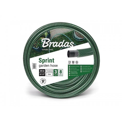 Sodo žarnos BRADAS SPRINT 1/2" 30 m-Sodo žarnos