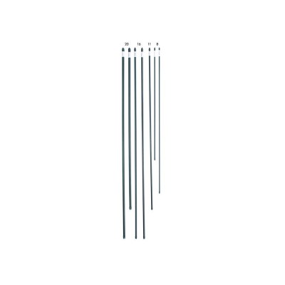 Augalų atrama 16mm/150cm plienas + PE-Sodo stulpai